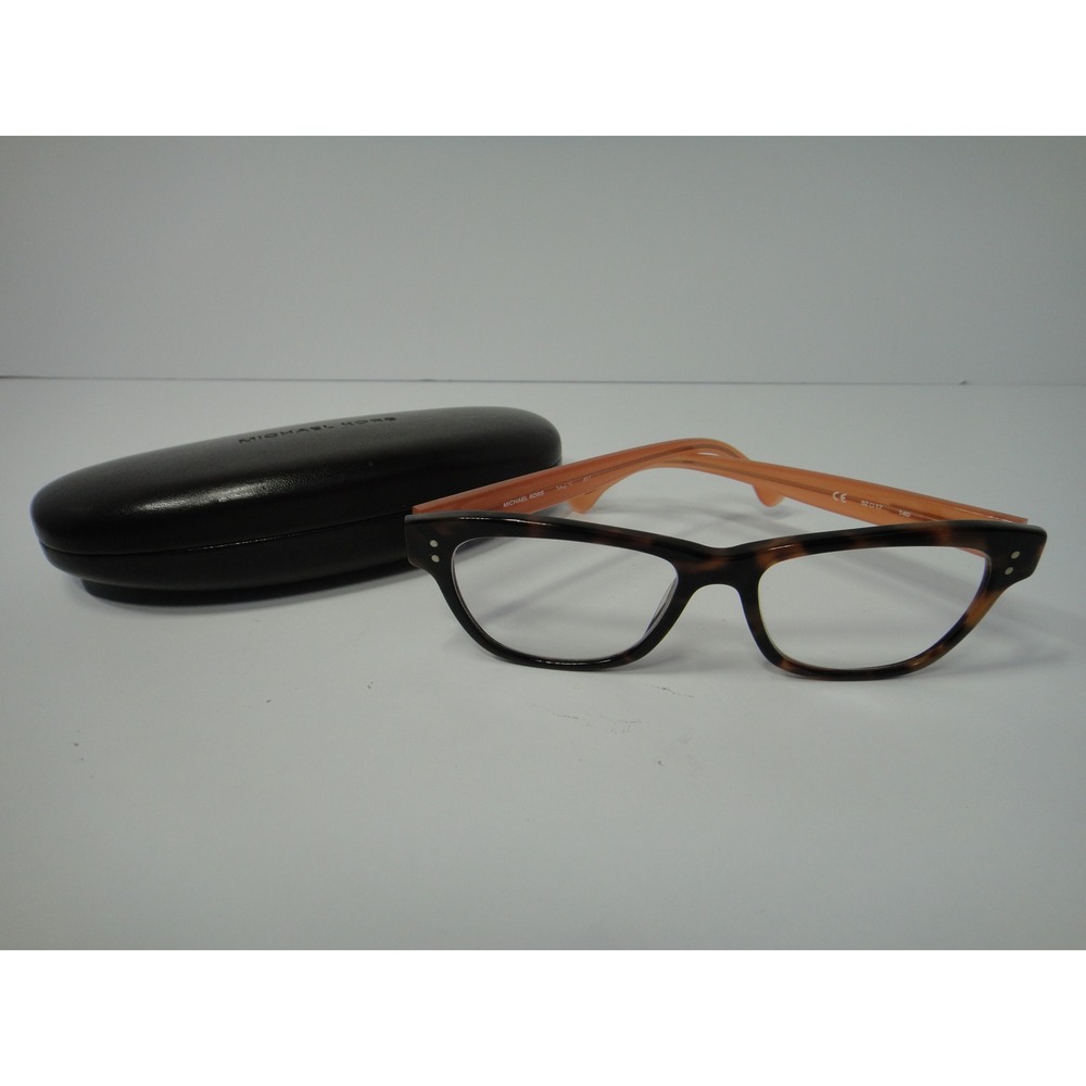Michael Kors MK279 811 Tortoise Peach Cat Eye Eyeglasses Frames with Case EUC